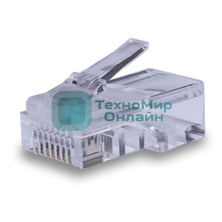 Коннектор Suprlan 10-0209, UTP cat.5e, RJ45, серый (упак.: 100 шт)
