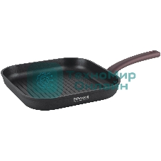 Сковорода-гриль Rondell Fest RDA-1525 квадратная 26 см, покрытие: Xylan Plus ручка несъемная (без крышки) черный