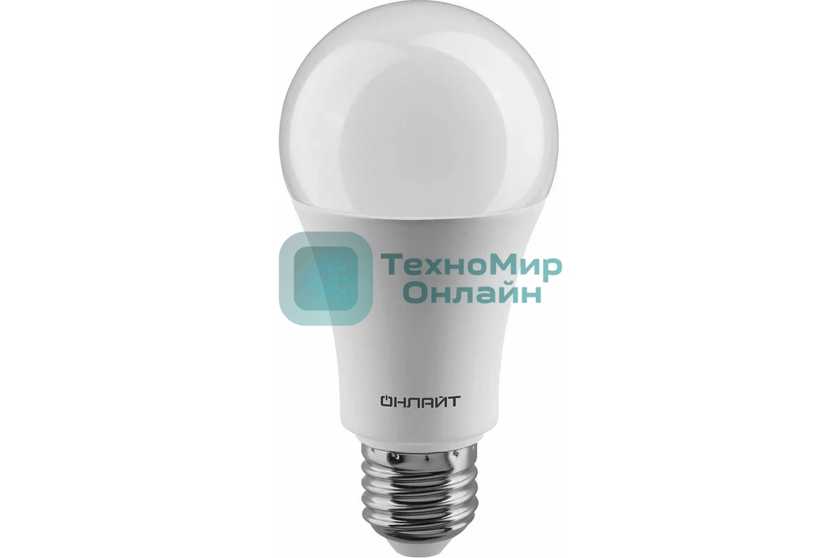 Лампа светодиодная ОНЛАЙТ 61157 OLL-A60-20-230-2.7K-E27 грушевидная