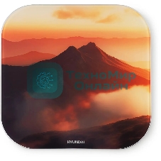 Весы напольные электронные Hyundai H-BS03981 макс.180кг оранжевый