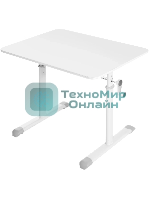 Стол офисный Defender Legend белый, 80x60 см, в63-86 см, ручной.