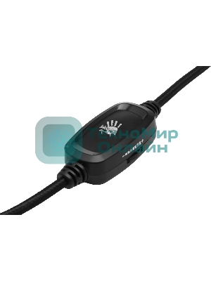 Гарнитура Bloody G260P чёрный, проводная, подсветка