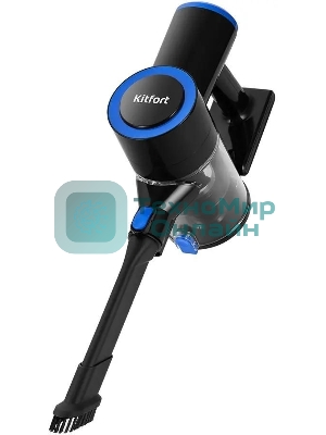 Пылесос ручной Kitfort КТ-5279, 200Вт, черный/синий