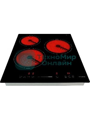 Варочная поверхность Hyundai HHE 4554 BG, черный