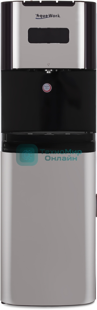 Кулер для воды Aqua Work QRB-72LDS, нижняя загрузка, нагрев 95 °С, охлаждение 15 °С, черный