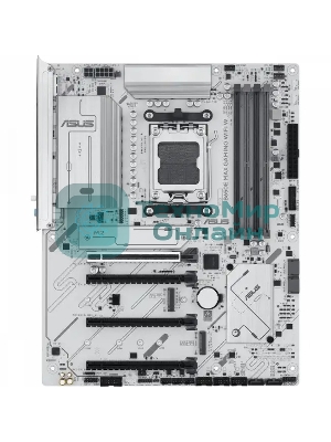 Материнская плата ASUS B650E MAX GAMING WIFI W, AM5, AMD B650, 4xDDR5, 4xSATA, 3xM.2, 1xPCIe 5.0 x16, 1xPCIe 4.0 x4, 2xPCIe 3.0 x1, 1xDP, 1xHDMI, 1x2.5Gb LAN, Wi-Fi 6E, Bluetooth 5.3, 1xUSB-C 10Gbps, 3xUSB-A 10Gbps, 2xUSB-A 5Gbps, 2xUSB-A 2.0, 3x3.5 мм, 7.1, ATX