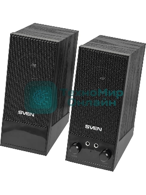 Акустическая система SVEN SPS-604 2.0 черный 4Вт