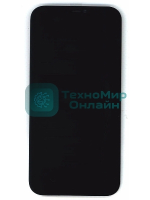 Дисплей (модуль) для Apple iPhone 12 Pro Max в сборе с тачскрином (OLED), черный