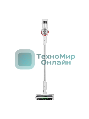Пылесос вертикальный Red Solution V3010 белый, питание от аккумулятора, 150 Вт, уборка сухая, пылесборник 0.8 л