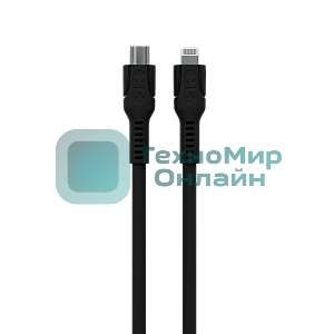 Кабель MORE CHOICE (4620202553690) K65ia 2м USB 3.0A PD 27W для Lightning ng 8-pin 2 м, черный
