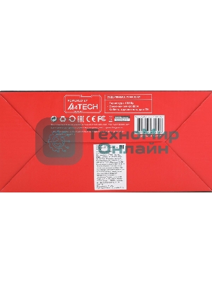 Гарнитура Bloody G535P чёрный/серебристый, проводная, подсветка