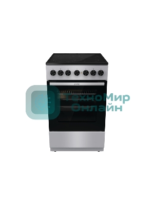 Плита электрическая Gorenje GEC5B41SG серый, конфорок 4 шт, духовка 62 л, 50 см x 85 см x 59.4 см