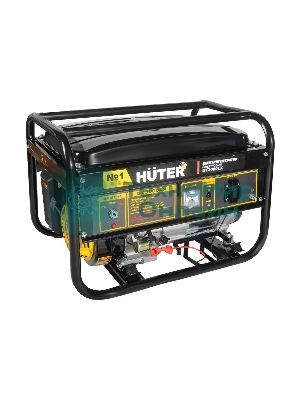 Электрогенератор бензиновый Huter DY3000LX, 2.7 кВт, 67 дБ, 45 кг