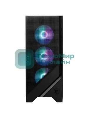 Корпус MSI MAG FORGE 320R Airflow, Midi-Tower, чёрный, 4 x 120 мм