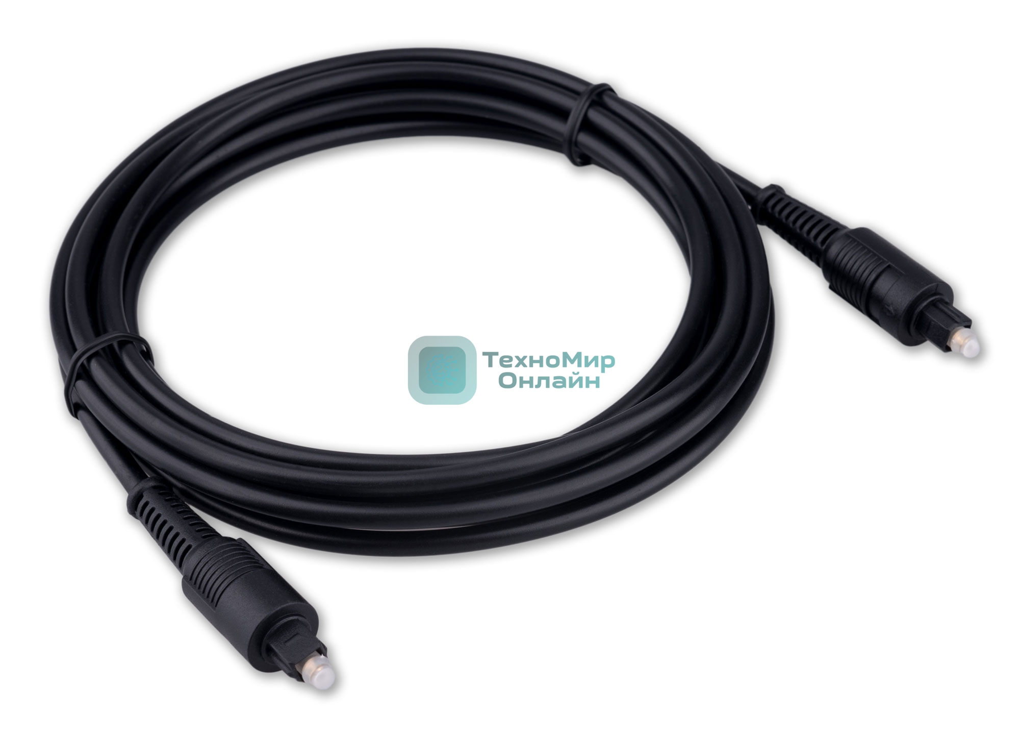 Кабель оптический Cablexpert CC-OPT-3M-N, Toslink 2xODT M/M, 3м, черный, пакет