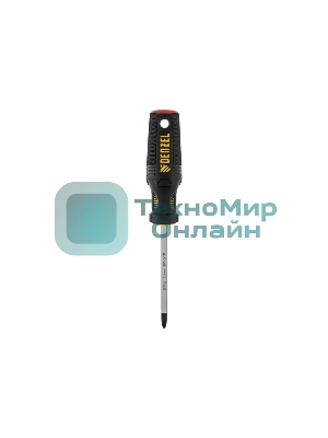 Отвертка Denzel PH2х100 мм, S2, 3к рукоятка