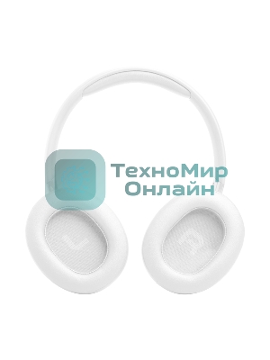 Беспроводные/проводные наушники JBL Tune 730BT белый, полноразмерные, Bluetooth + проводной, быстрая зарядка