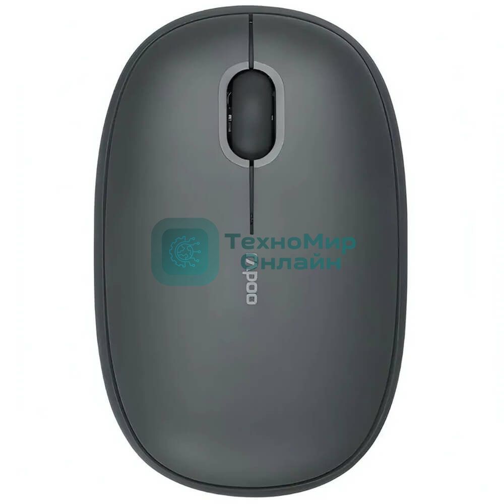 Мышь беспроводная Rapoo M650 темно-серый