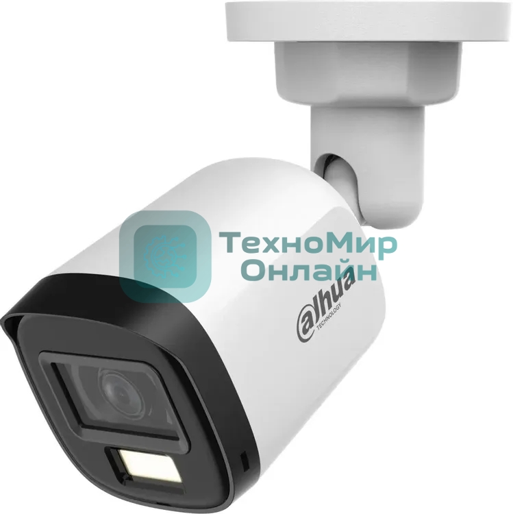 Камера видеонаблюдения аналоговая Dahua DH-HAC-B1A21P-U-IL-0280B 2.8-2.8мм цв.