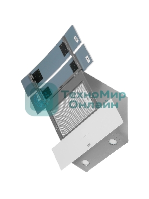 Вытяжка наклонная Beko HCA 62640 W белый, 60 см, 537 м³/ч, 48 дБ