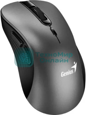 Мышь беспроводная Genius Ergo 8100S серый, 1600 dpi, радиоканал, USB, кнопки - 6