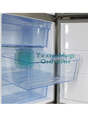 Холодильник ОРСК 174 MI металлик двухкамерный 220/120л морозилка снизу