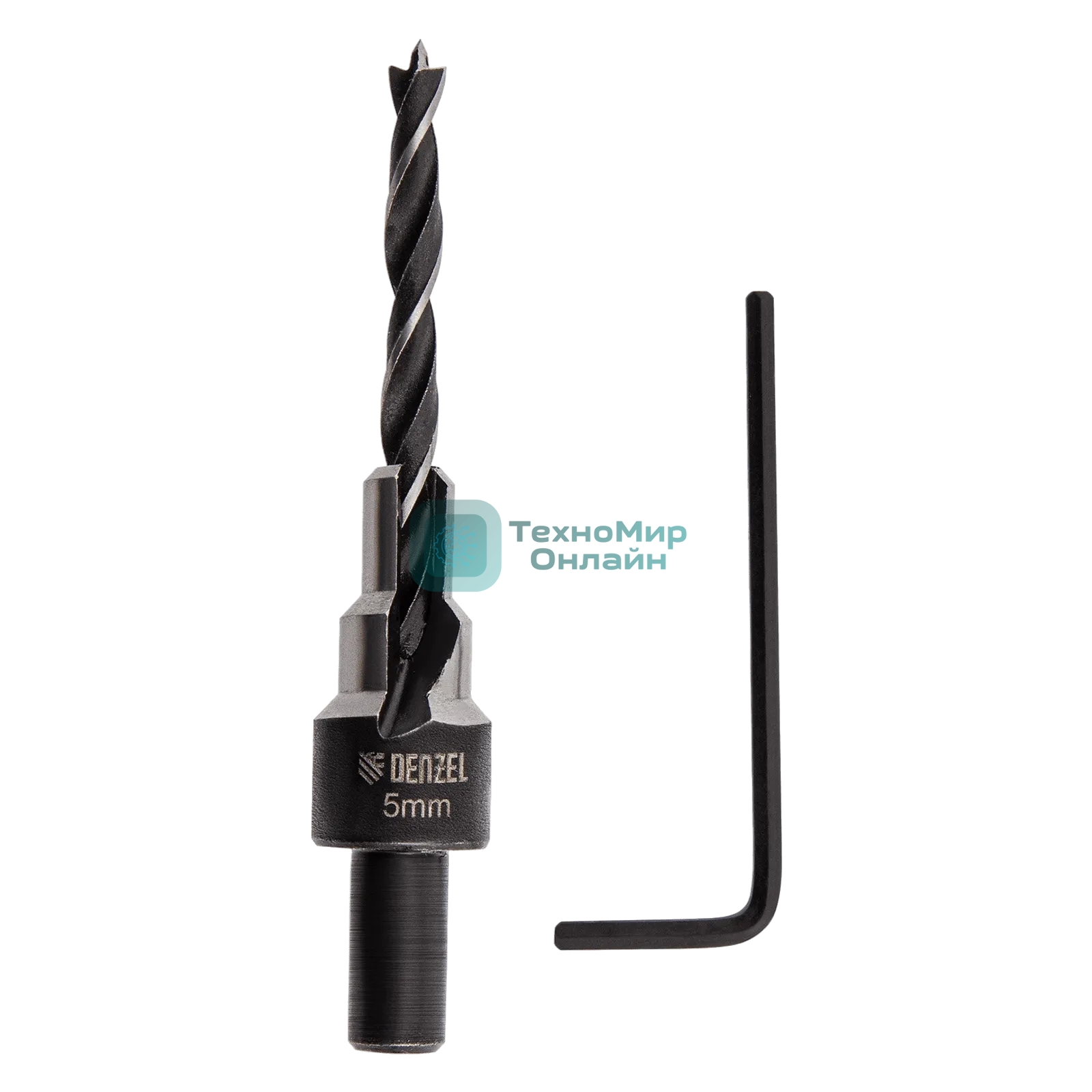 Сверло-зенкер под конфирмат Denzel 5 мм
