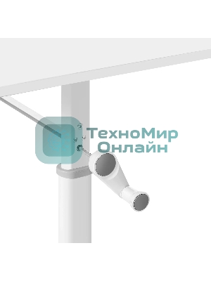 Стол офисный Defender Legend белый, 80x60 см, в63-86 см, ручной.