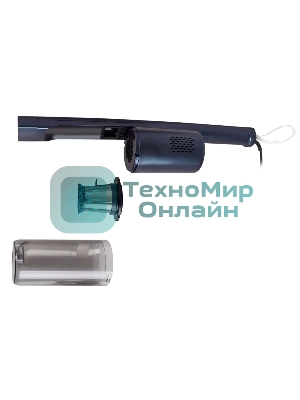 Пылесос вертикальный Endever SkyClean VC-298 темно-синий, питание от сети, 450 Вт, уборка сухая, пылесборник 0.5 л