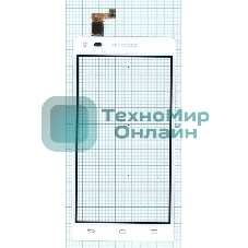 Сенсорное стекло (тачскрин) для Huawei Ascend G6, белое