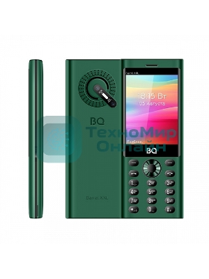 Мобильный телефон BQ 3598 Barrel XXL зеленый/черный