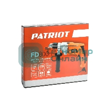 Дрель электрическая ударная PATRIOT FD800h 120301460 Эл. дрель, с ударом, мощность 790Вт, макс.диаметр 13мм, глубиномер + дополнительная ручка