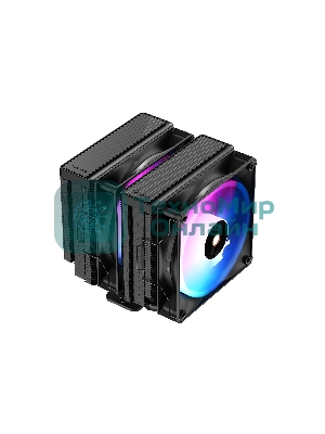 Кулер Ocypus Delta A62 BK ARGb черный 120мм алюминий+медь 2000rpm 29db 4-pin 260W 156мм