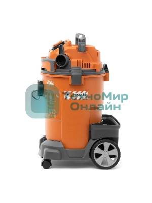 Строительный пылесос Daewoo DAVC 2500SD 1400Вт (уборка: сухая/сбор воды/выдув) оранжевый