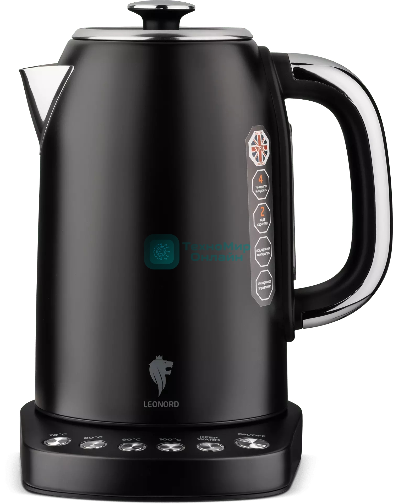 Чайник электрический Leonord LE-1509 (1.7 л) стальной