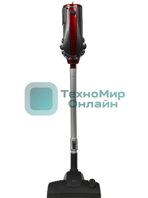 Пылесос вертикальный Centek CT-2561 красный/черный, питание от сети, 150 Вт, уборка сухая, пылесборник 0.5 л