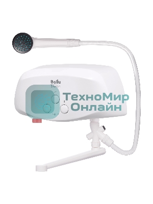 Водонагреватель проточный Ballu 3-Logic TS (3,5 kW) - кран+душ