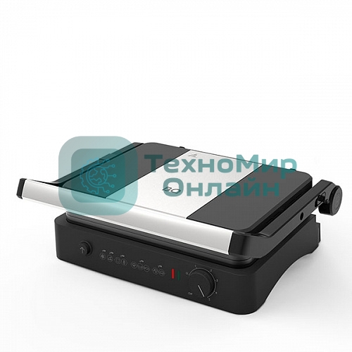 Гриль электрический BQ GR3001, черный/стальной