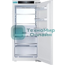 Встраиваемый холодильник Korting KSI 1221, белый однокамерный 173л, морозилка отсутствует, капельное