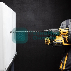 Бур по бетону Denzel двойная спираль, Cobalt W-tip, 16x460 мм, SDS PLUS