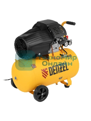 Компрессор воздушный Denzel прям. привод DCV1800/50, 1,8 кВт, 50 л, 320 л/мин