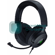 Гарнитура Razer Kraken V4 X чёрный, проводная, подсветка