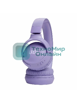 Беспроводные наушники JBL Tune 520BT фиолетовый, накладные, Bluetooth, быстрая зарядка, складная конструкция