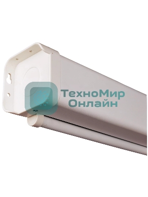 Настенный экран Lumien Master Picture 189х240 см Matte White FiberGlass, черная кайма по периметру, доп. черная кайма сверху 51 см 16:9