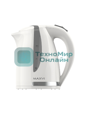 Чайник электрический Maxvi KE1701P белый/серый