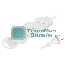 Удлинитель бытовой Smartbuy (SBE-10-3-05m-N) 3 гн х 5,0 м белый