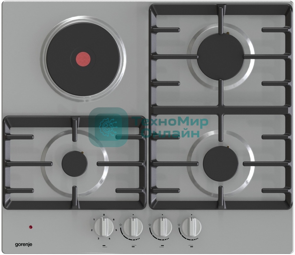 Газовая варочная панель Gorenje GE681X нержавеющая сталь