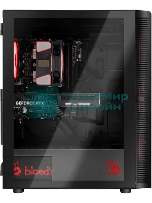 ПК Bloody BD-PC RAB84T2 TWR Ryzen 7 7700 (3.8) 32Gb SSD1Tb RTX5060 8Gb Windows 11 Home 64 2.5xGbitEth 650W черный (RUS) (2142055)