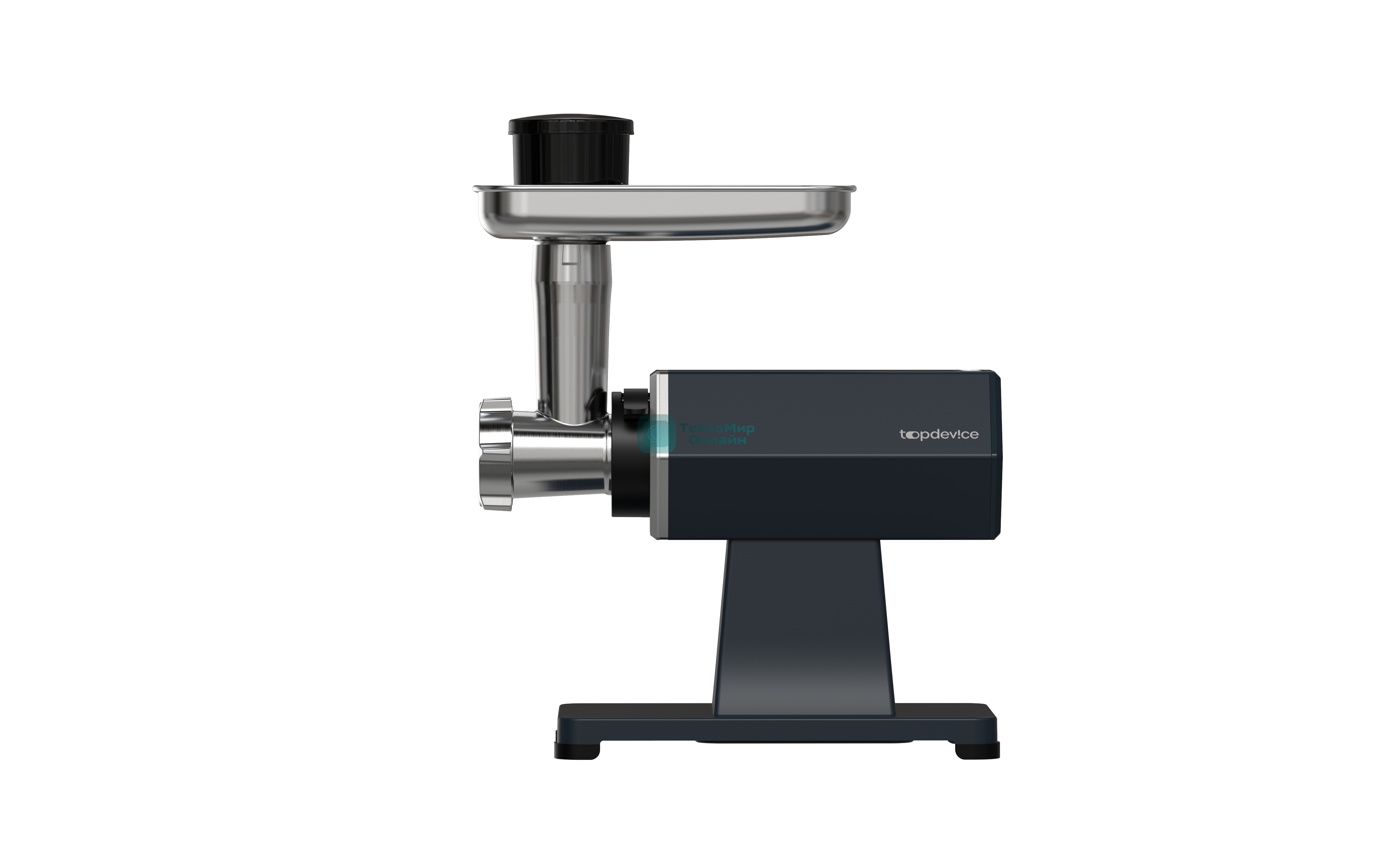 Мясорубка электрическая Topdevice TDMG101 графитовый, 2000 Вт, 3 кг/мин, реверс, насадки - 10