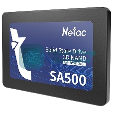 Накопитель SSD Netac SA500, 256Gb, SATA III, 2.5